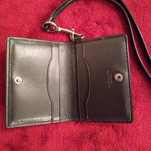 Coach Lanyard w/Card Holder - Picture 3 of 5